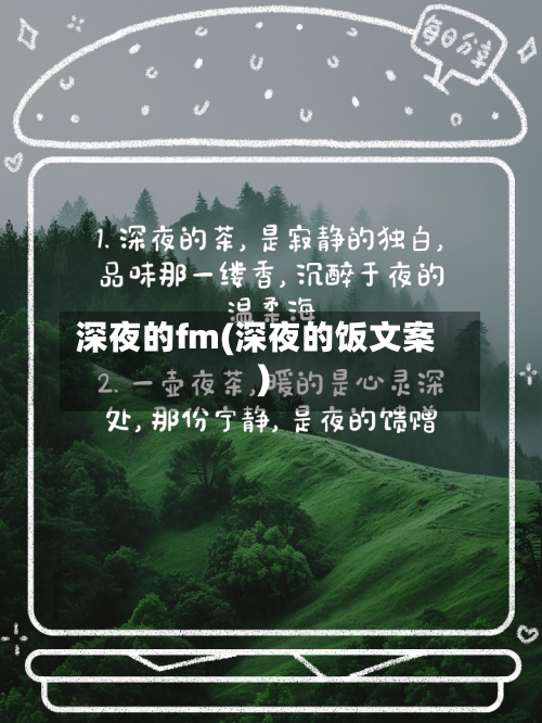深夜的fm(深夜的饭文案)