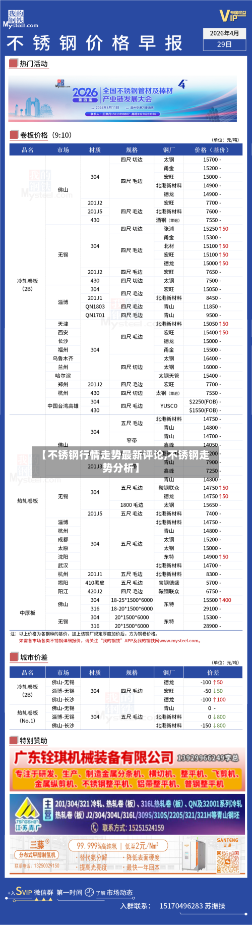 【不锈钢行情走势最新评论,不锈钢走势分析】-第2张图片