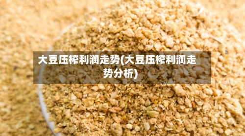大豆压榨利润走势(大豆压榨利润走势分析)-第2张图片