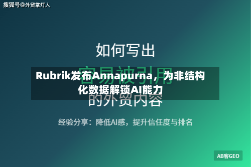 Rubrik发布Annapurna，为非结构化数据解锁AI能力